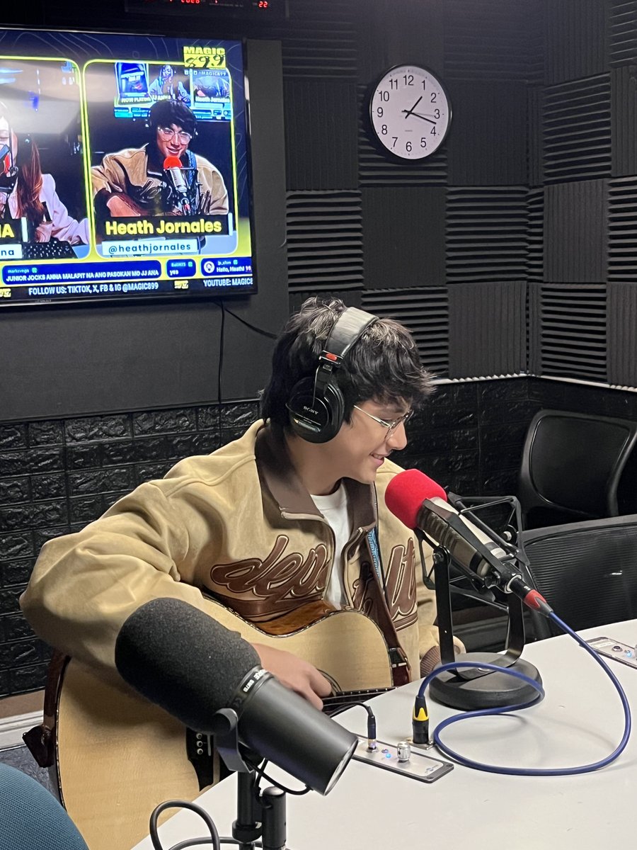 StarPopPH's tweet photo. Thanks for having @heathjornales, @magic899! 🎙️💙

And to all the Magic Listeners, thank you for tuning in. 

See Heath live at 𝗛𝗘𝗔𝗧𝗛'𝗦 𝗧𝗜𝗠𝗘 this September 5. ✈️

🎟️ Get your tickets here: https://t.co/OiujOwqIBe

#HeathJornales #StarPopPH #Sparkle #ABSCBNMusic https://t.co/QFwcKKJC3b