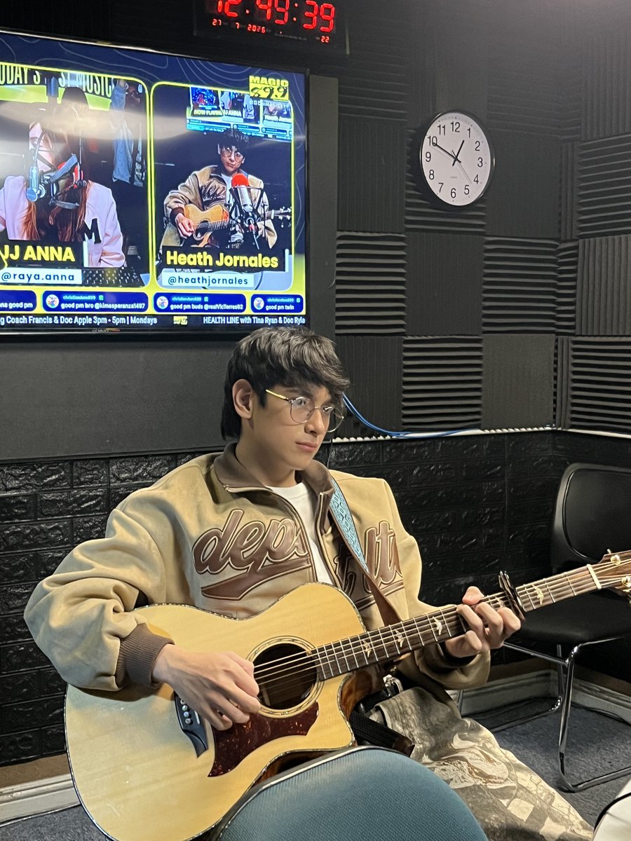 StarPopPH's tweet photo. Thanks for having @heathjornales, @magic899! 🎙️💙

And to all the Magic Listeners, thank you for tuning in. 

See Heath live at 𝗛𝗘𝗔𝗧𝗛'𝗦 𝗧𝗜𝗠𝗘 this September 5. ✈️

🎟️ Get your tickets here: https://t.co/OiujOwqIBe

#HeathJornales #StarPopPH #Sparkle #ABSCBNMusic https://t.co/QFwcKKJC3b