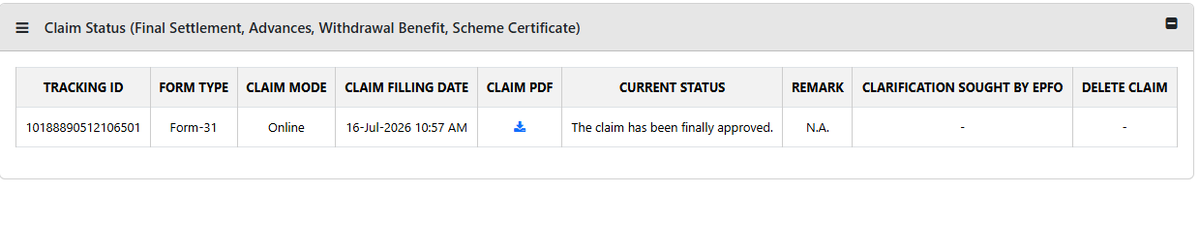 AnikBanerjee19's tweet photo. @narendramodi @LabourMinistry @mansukhmandviya @officialepfo @epfobandra My EPF Form-31 claim was approved on 17 July, but I still haven't received the money. . The funds are urgently needed for my father's surgery. Please intervene and expedite the payment. 🙏 #EPFO #EPF https://t.co/IqAv1Q5ssO