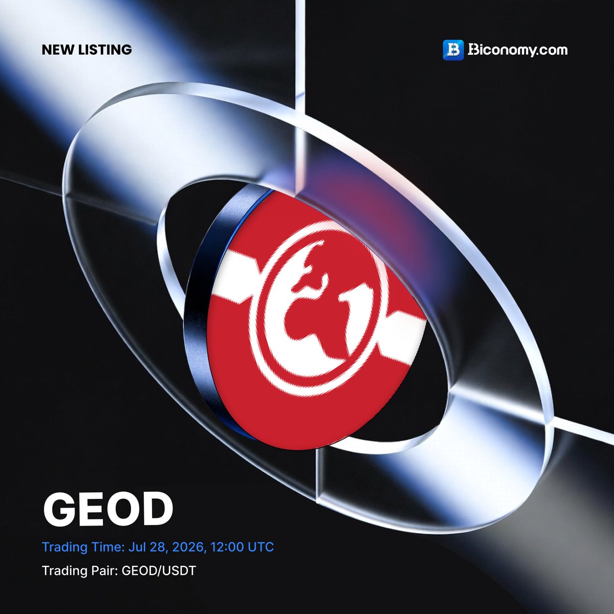 BiconomyCom's tweet photo. 🚀New Listing🔥 $GEOD
We are excited to announce that @GEODNET be listed on @BiconomyCom! The $GEOD/#USDT spot trading pair will officially launch on July 28, 2026 at 12:00 (UTC)🔥
About #GEODNET:
The Global Earth Observation Decentralized Network (GEODNET) is a decentralized network of Space Weather mining stations that report the real-time influence of the Sun’s solar winds on the Global Navigation Satellite System (GNSS) signals. This data is commonly used to accurately correct GNSS (GPS and other navigation satellite) signals to provide centimeter level positioning accuracy and improve absolute time accuracy to nano-second level. Traditional applications for these data services include Automotive/Autonomous Navigation, Agriculture/Construction Vehicle Machine Control, Earthquake/Geohazard Monitoring, and traditional Land Survey. Blockchain applications include decentralized Mapping, Metaverse Digital Twins, Location-Aware Smart Contracts, and Proof-of-Location and Time.
Details👉https://t.co/QUFd1DYOMn
#BiconomyCom #BIT #Crypto #Trading #cryptomarket #cryptocurrency #cryptonews #web3