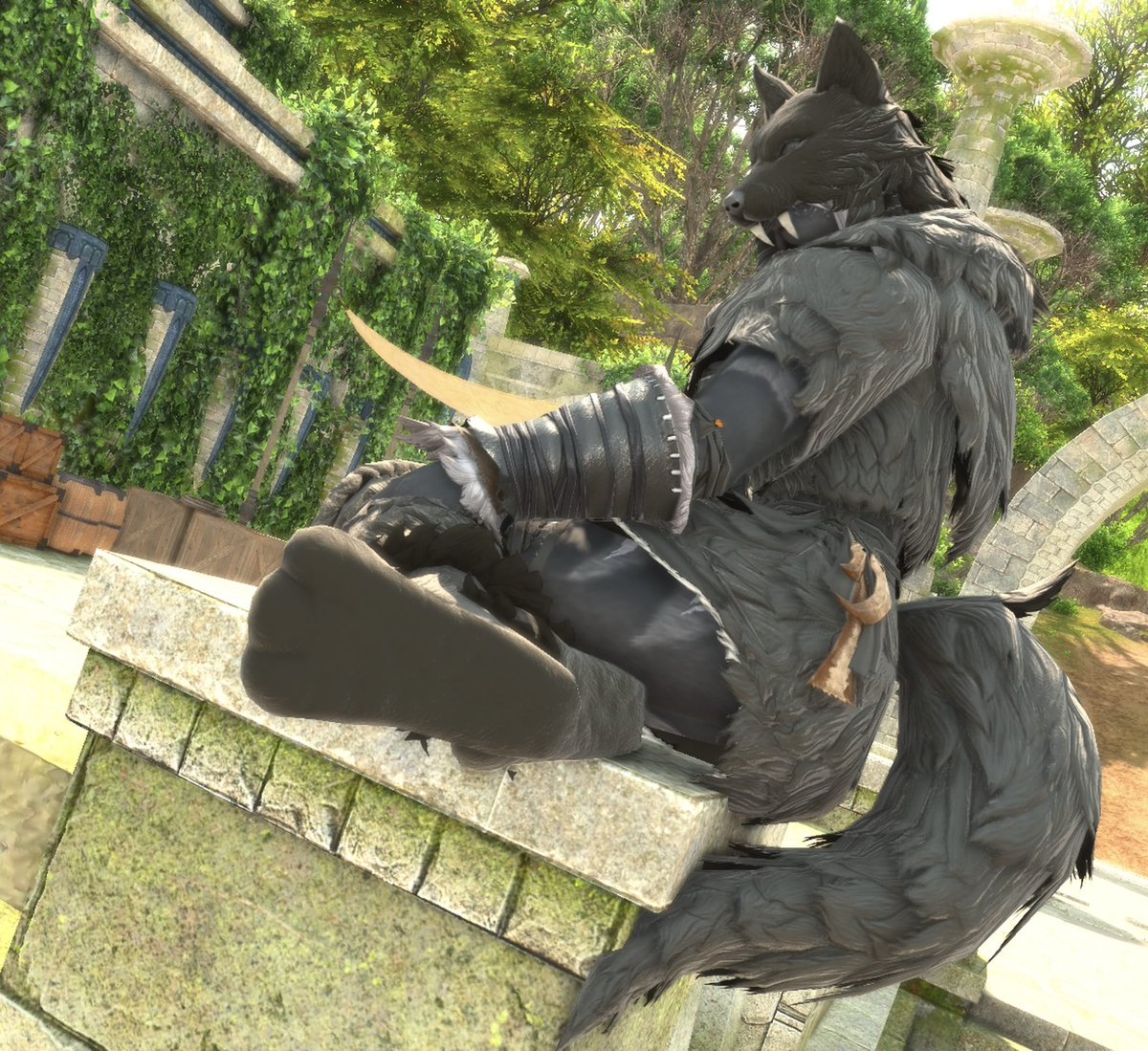Miromy_ff14's tweet photo. #メンテだしとにかくあなたのssが好きって思ってくれるひとと出逢うために自分の推しssをそっと置いておく
 #FF14 #Hrothgal   
↺クレセントアイル↺↺もふもふ↺🐈‍⬛

がぉ〜🐾✨️ https://t.co/TW7GSMcomM