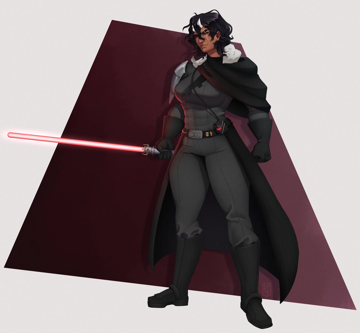 SpidderBitter's tweet photo. Hey🧍

Most art on this account is gonna be of my Sith cultist OC - Caitlin Covnoh
She's a Nabooian ex-Imperial during the GCW era, falling to the Dark Side in order to further her own powahhh

Any art posted of her is commissioned by me, feel free to ask me anything about her! https://t.co/Bu4PNa67Bu