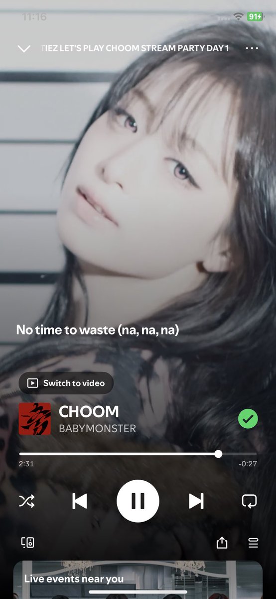 BABYMONSTERINTL's tweet photo. [📢] "CHOOM" Billboard Streaming Project

Hello, Monstiez! 😈
Our Billboard Streaming Project officially begins today!

📅 Period: Starts today until Sunday

This is our initial push yet, our goal is to build a consistent streaming to increase our digitals. 

During this period, we encourage everyone to:
🎧 Get into the habit of streaming daily.
🎧 Change your playlist daily.
🎧 Buy the song on itunes

Our main streaming platforms are:
🎧 Spotify (Streaming through Stationhead also counts, premium account only!)
🍎 Apple Music (Streaming through Stationhead also counts.)

Every stream matters. Even if you can only stream for an hour or two each day, your participation makes a difference.