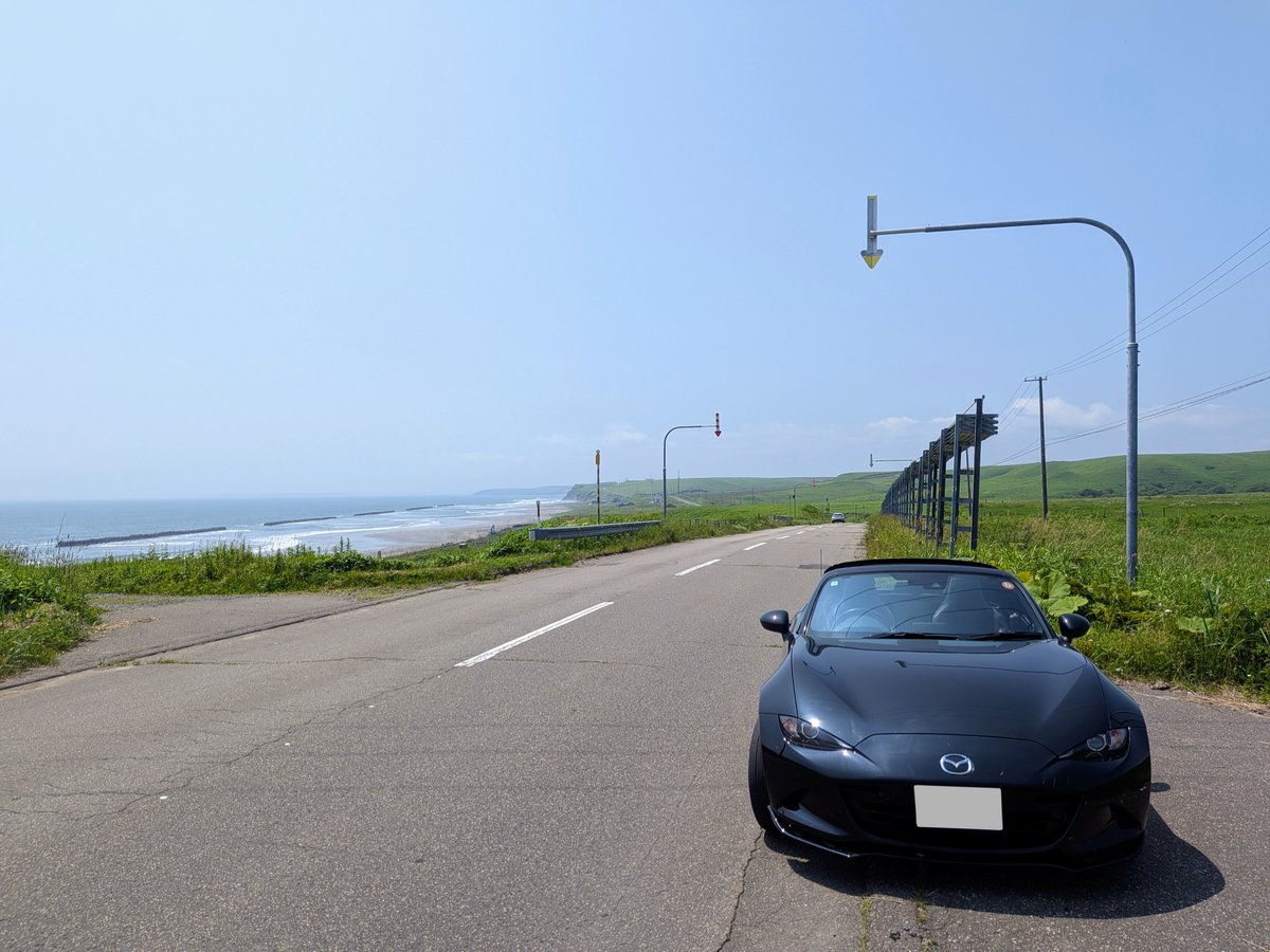 Nickbock55's tweet photo. 北太平シーサイドライン。
絶景の道路をオープンで走るの最高！😆 https://t.co/FSBRHZxOxZ