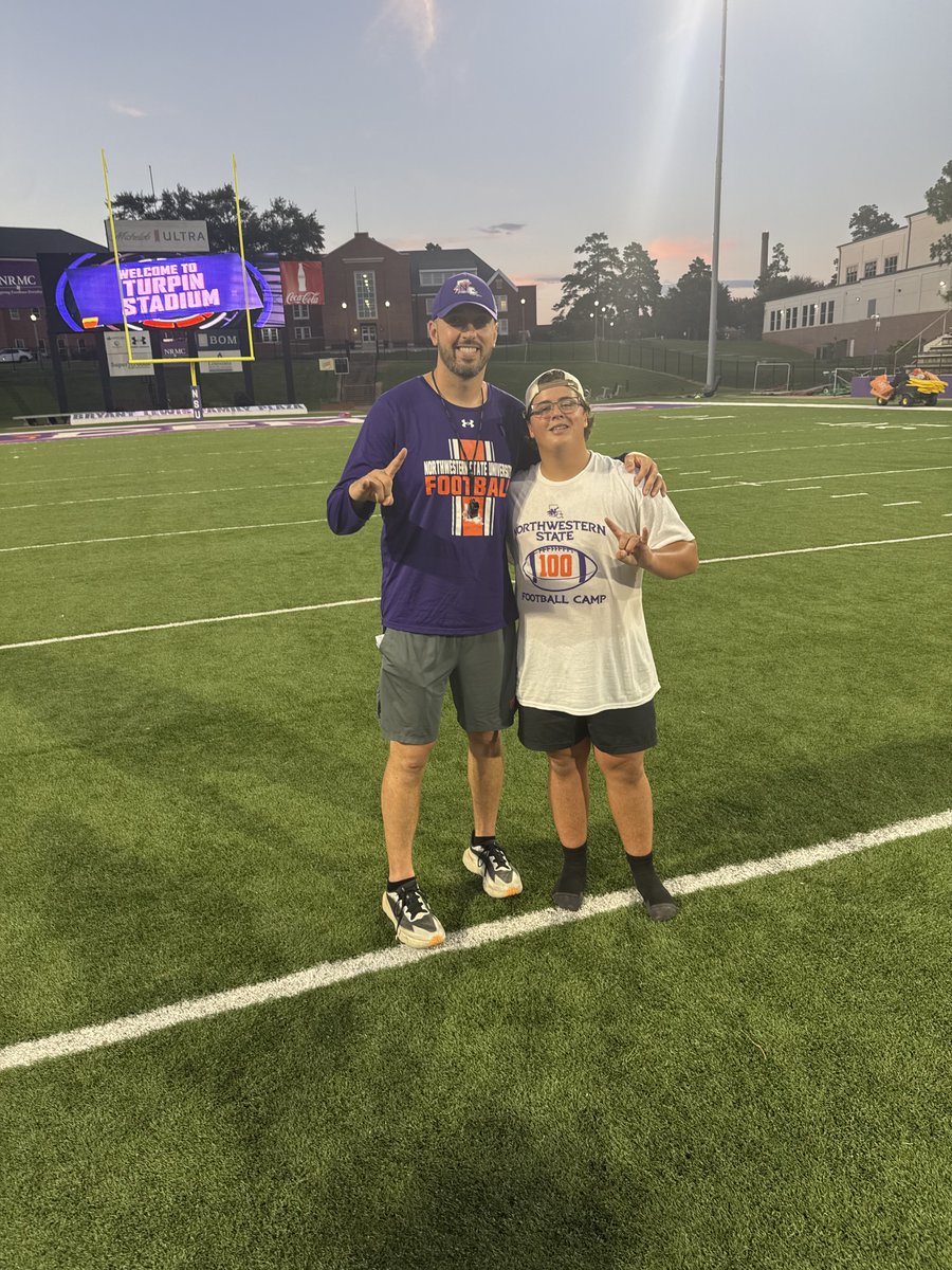 JDrakeWalt2029's tweet photo. Thankful for the experience and grind at @NSUDemonsFB, @LCU_ftball, and @OuachitaFB camps this summer 🙏🏈 Appreciate the coaches for the time invested. Now let's lock in — #BentonTigers got work to do 🔥

@coachbustleb 
@CoachJwill_ 
@CoachBenMc19 
@CoachFletch72 https://t.co/vTgvzcGqxw