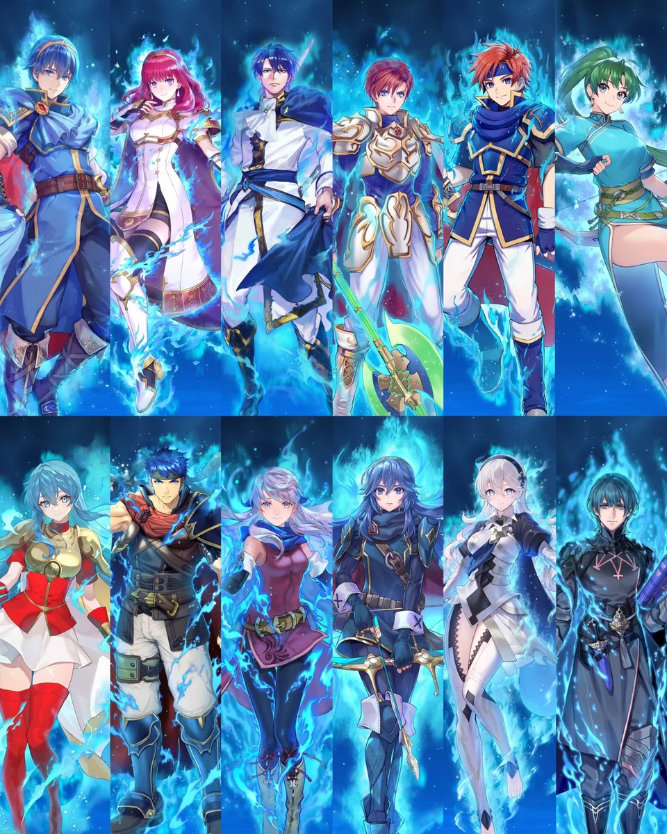 monad_boy's tweet photo. 2024年1月から始まった
『紋章士英雄』

約2年半の時を経て
ヒーローズに12人が顕現!!

「エムブレム・エンゲージ！」

#ファイアーエムブレム #FEヒーローズ #FireEmblem #FEHeroes https://t.co/kdZ0kcyUow