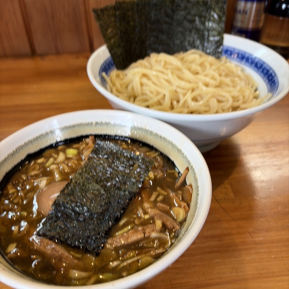 hirofsky's tweet photo. 自家製中華そば としおか@早稲田
つけめん、のり

久しぶりになってしまったお気に。
やっぱ最高〜♪

このもちもち口福を上回る存在はない。
（自分比） https://t.co/ureF4d5IGz