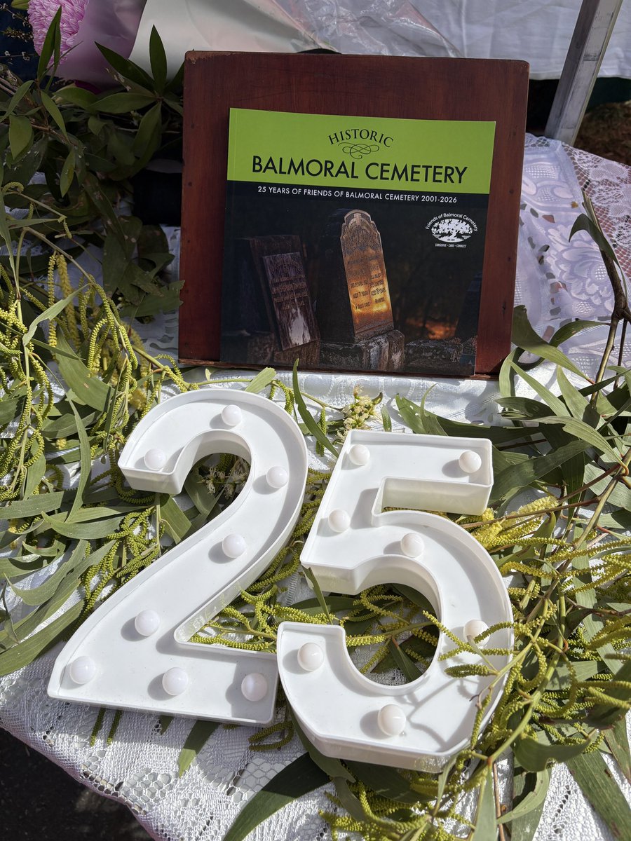 SpencerHowson's tweet photo. Congrats Friends of Balmoral Cemetery on 25yrs, and to Rosemary Featherstone winner of 2026 photo comp, of which I was a shortlisting judge. https://t.co/U78yZhelbs