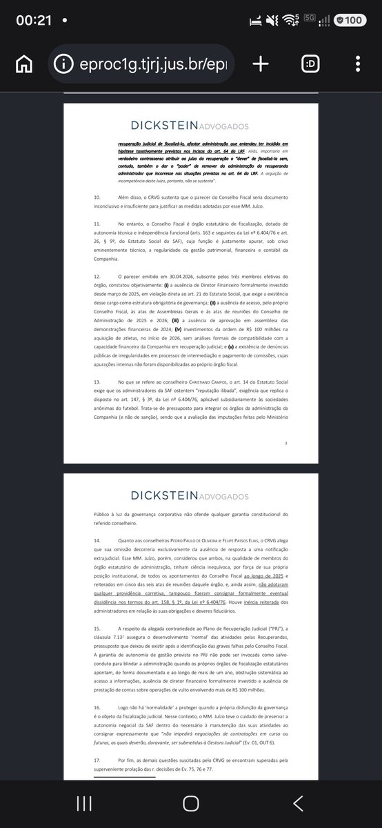 JAmerico1969's tweet photo. Informação! 777 anexa petição às 23:50 de ontem manifestando-se entre outras coisas , aguardando os relatórios do Watchdog. Na mrsma ação que a liminar está com os efeitos suspensos. Afirmei no domingo que esta semana seria agitada. E vem mais por aí. https://t.co/PrkSzKJnaQ