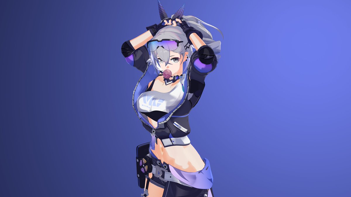 Starkz04's tweet photo. Silver Wolf 🐺

Model by @HairyHarzo 
Pose Reference by @ieririr 

#silverwolf #hsr #honkaistarrail #hoyoverse https://t.co/6SU61Lk7SB