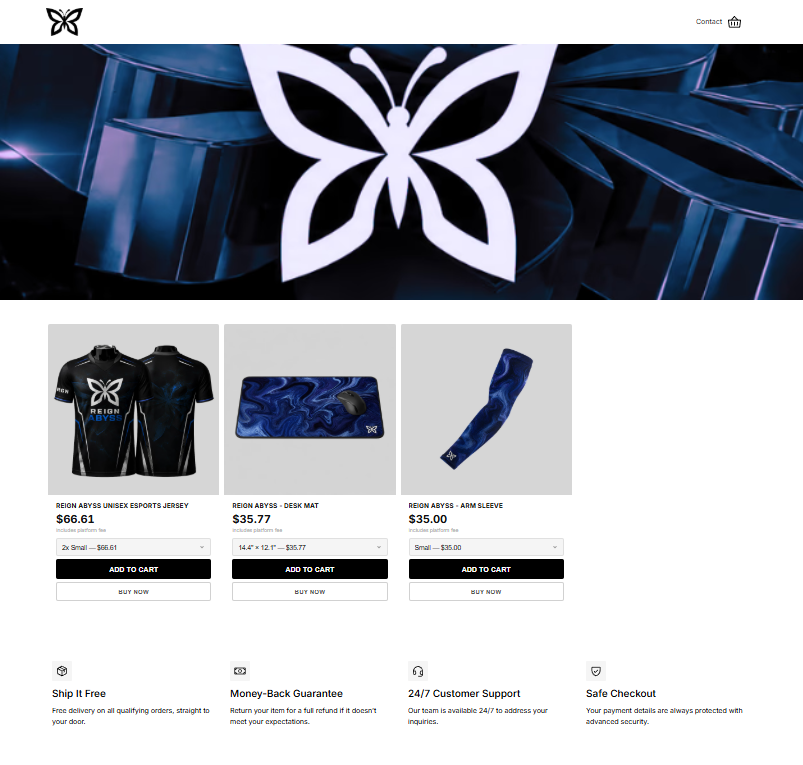 GrimMerch_'s tweet photo. Congratulations To @ReignAbyss On Their Official Store Opening On Grim Collections Platform!

You Can Check Their Store Here - https://t.co/2hH61CzdaK https://t.co/HwT0htp0KB
