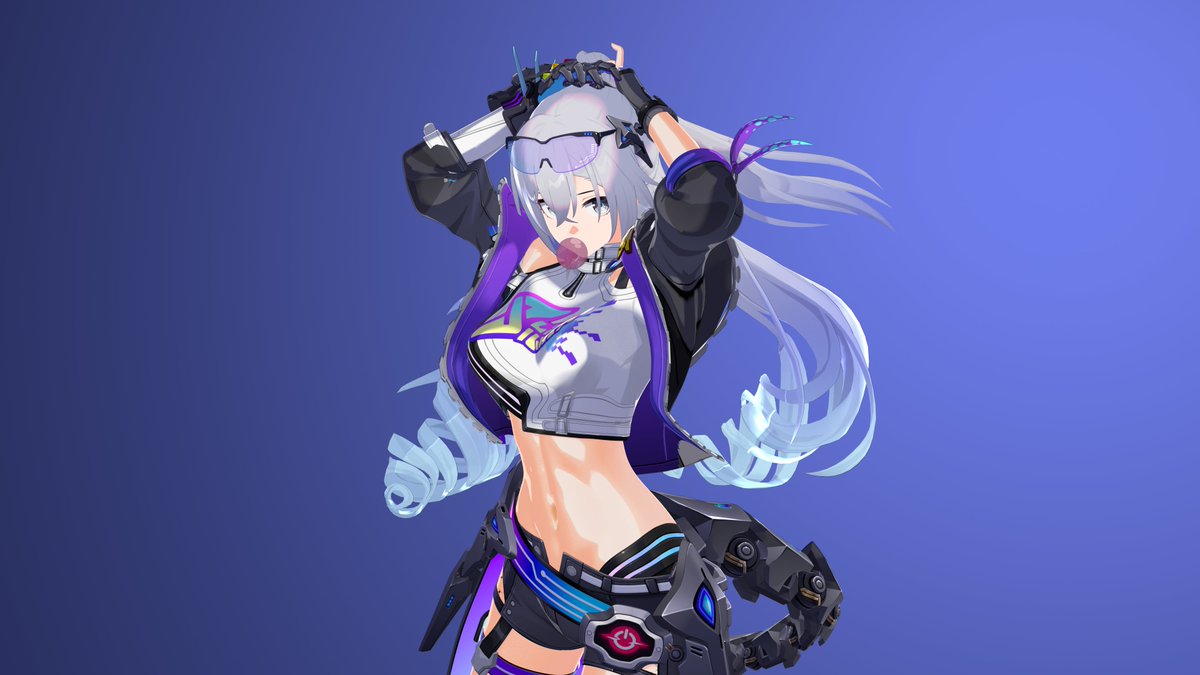 Starkz04's tweet photo. Silver Wolf LV.999 🎮

Model by @HairyHarzo 
Pose Reference by @ieririr 

#silverwolflv999 #hsr #honkaistarrail #hoyoverse https://t.co/dY8UO8uty6