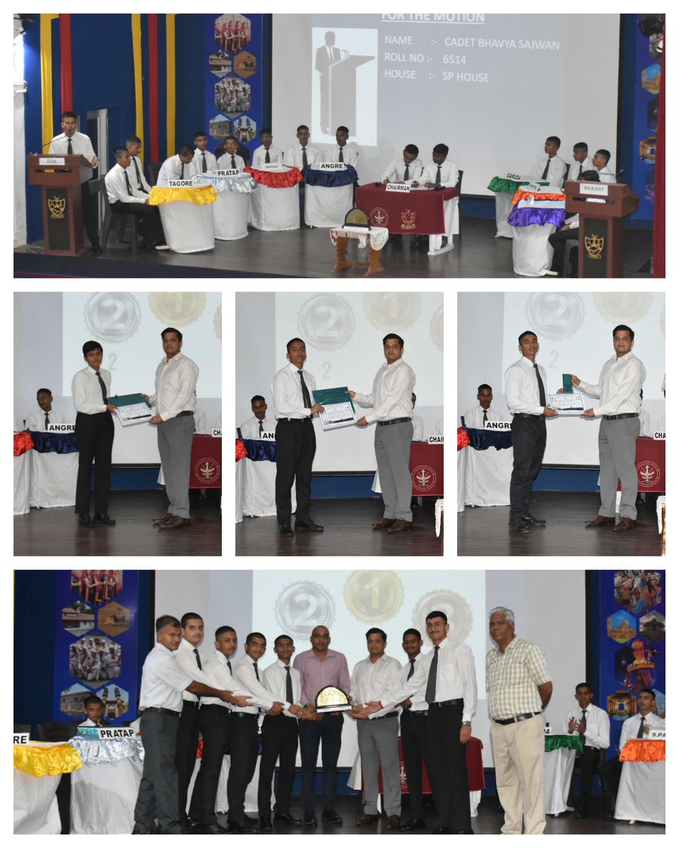 ssbjam11's tweet photo. 🏆 INTER-HOUSE ENGLISH DEBATE COMPETITION 2026–27 held on 24 Jul 2026. Topic: "Alternative Energy Can Effectively Replace Fossil Fuels."

🥇 Champion: Pratap House
🎤 Best Speaker (For): Cdt Rishav Ranjan
🎤 Best Speaker (Against): Cdt Yuvraj Chauhan
👏 Congratulations to all... https://t.co/NTpgNVUTfb