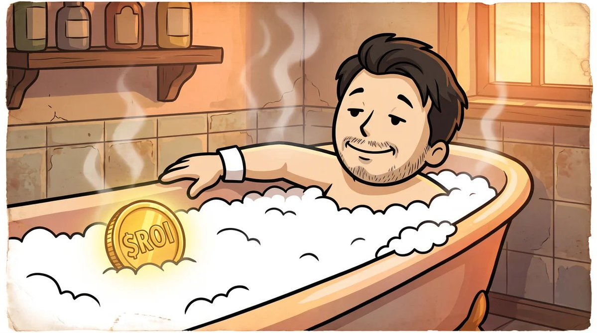 RoiOnRH's tweet photo. Zero stress, just bubbles and $ROI https://t.co/BPeyCjuJPi