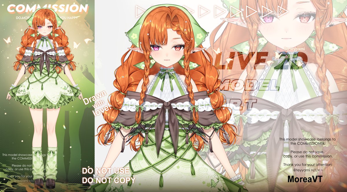 teyyami's tweet photo. ♡ Full Live2D VTuber Model Art - > $500

✦ I can finish it in  2 weeks if I don't have other commissions in queue ~

♡ Character Design Sheet (clean colored sketch) -> $200

DM me if you're interested! 🩵₊˚✦
#VTuber #Live2D #VArtist #CommissionOpen https://t.co/t86yCpIXfn