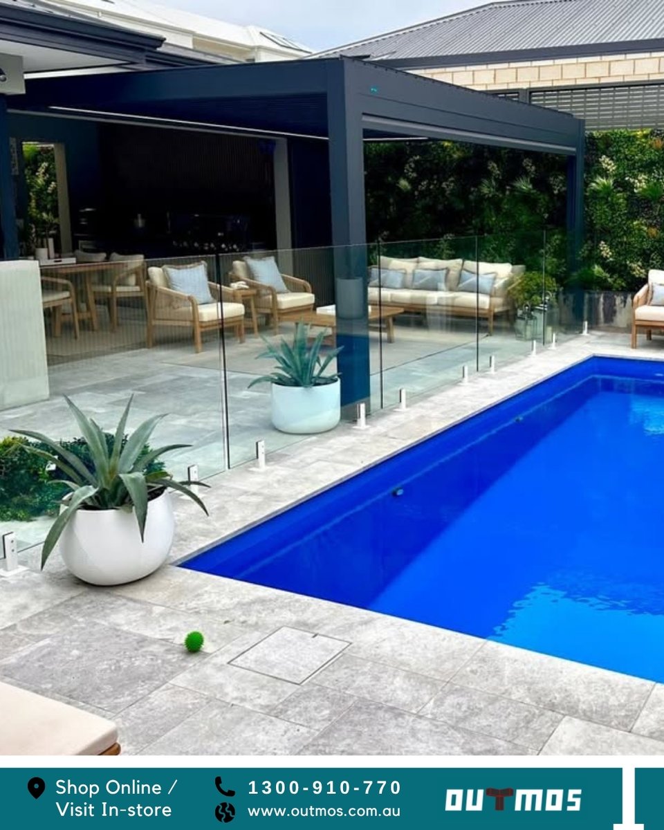 OutmosPergola's tweet photo. A pool adds value to your home. A pergola makes it liveable. Together? That's a backyard people don't want to leave. 💙 Outmos Louvred Pergola - built for the long run, designed for right now.

#outmos #outmospergola #louvredpergola #pergola #homevalue #backyardgoals https://t.co/n40WG3HUTL