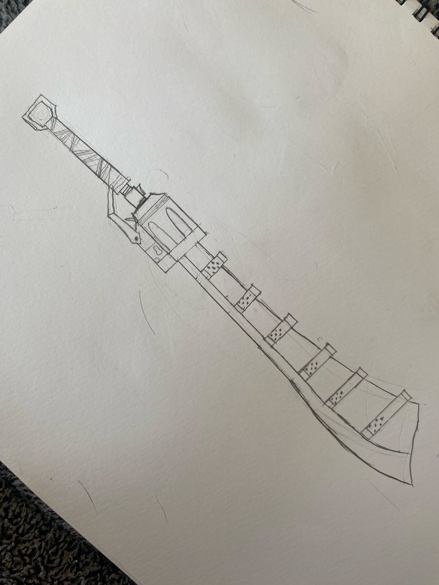 naka1627's tweet photo. あの方の武器を描きました！私もあの方に認められるよう精進したします！ https://t.co/e44p12v3rN