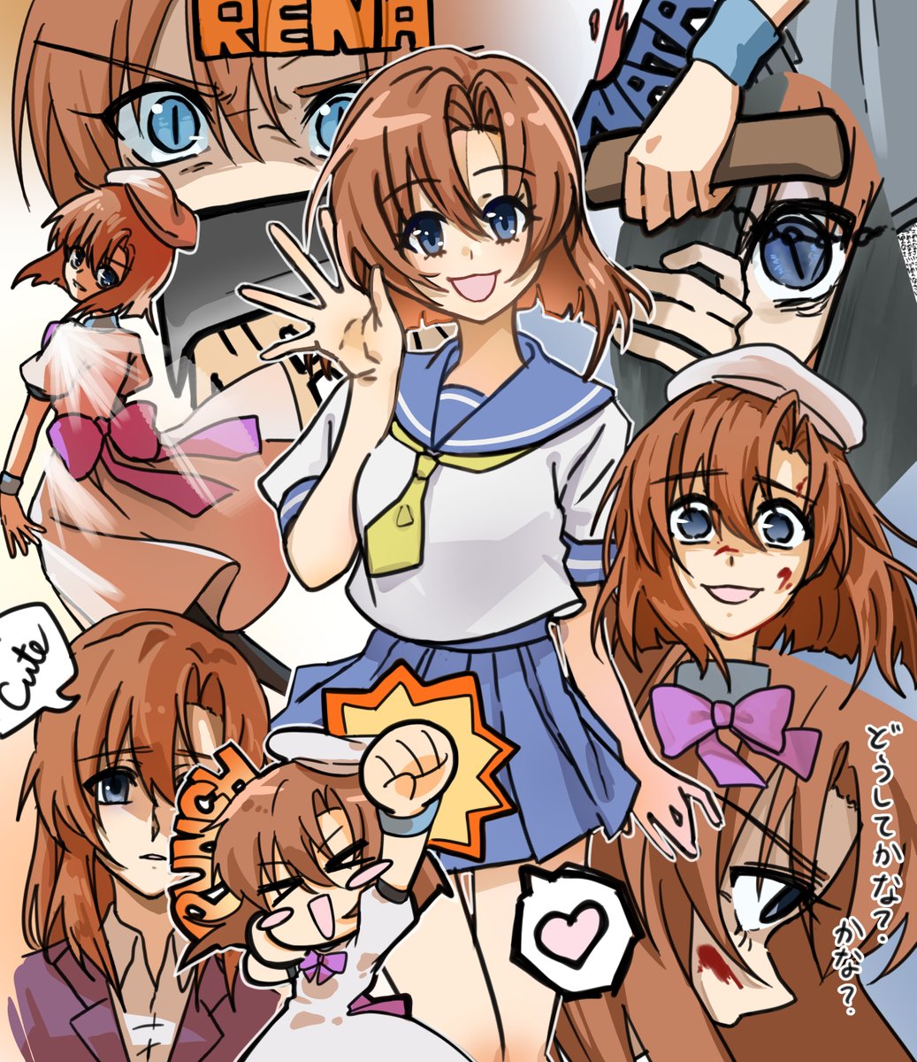 cubSeyb_Xg's tweet photo. 最近、初見でひぐらし見た
レナかわいい♡
＃ひぐらしFA https://t.co/EGcC792cq9