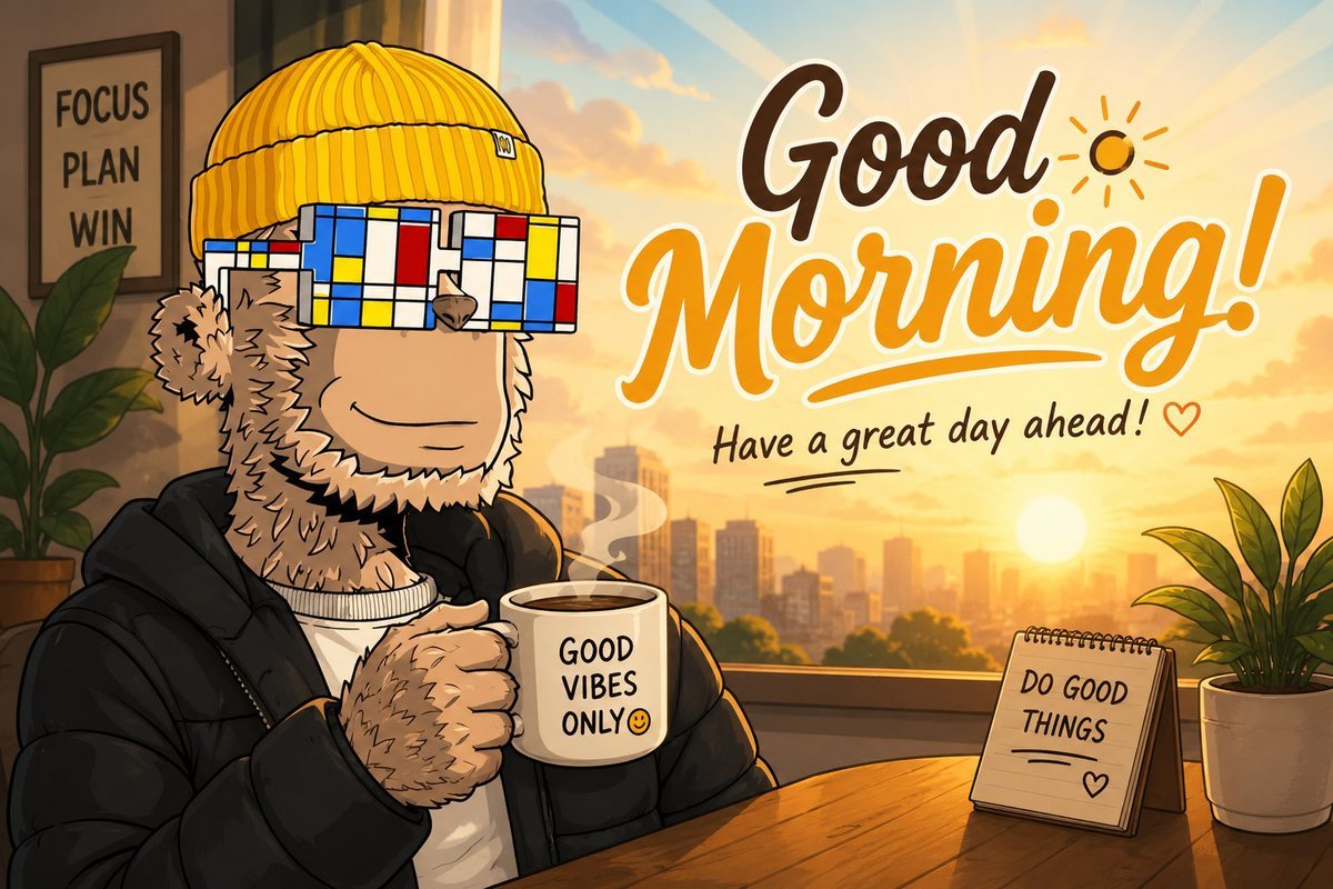 kmfaysal726's tweet photo. ☀️ Good morning, everyone!

A new day means new opportunities, fresh charts, and another chance to make smarter decisions. 📈
Stay patient, manage your risk and remember that consistency beats chasing quick wins.
Wishing you a productive day filled with green candles and positive vibes! 🚀💚
