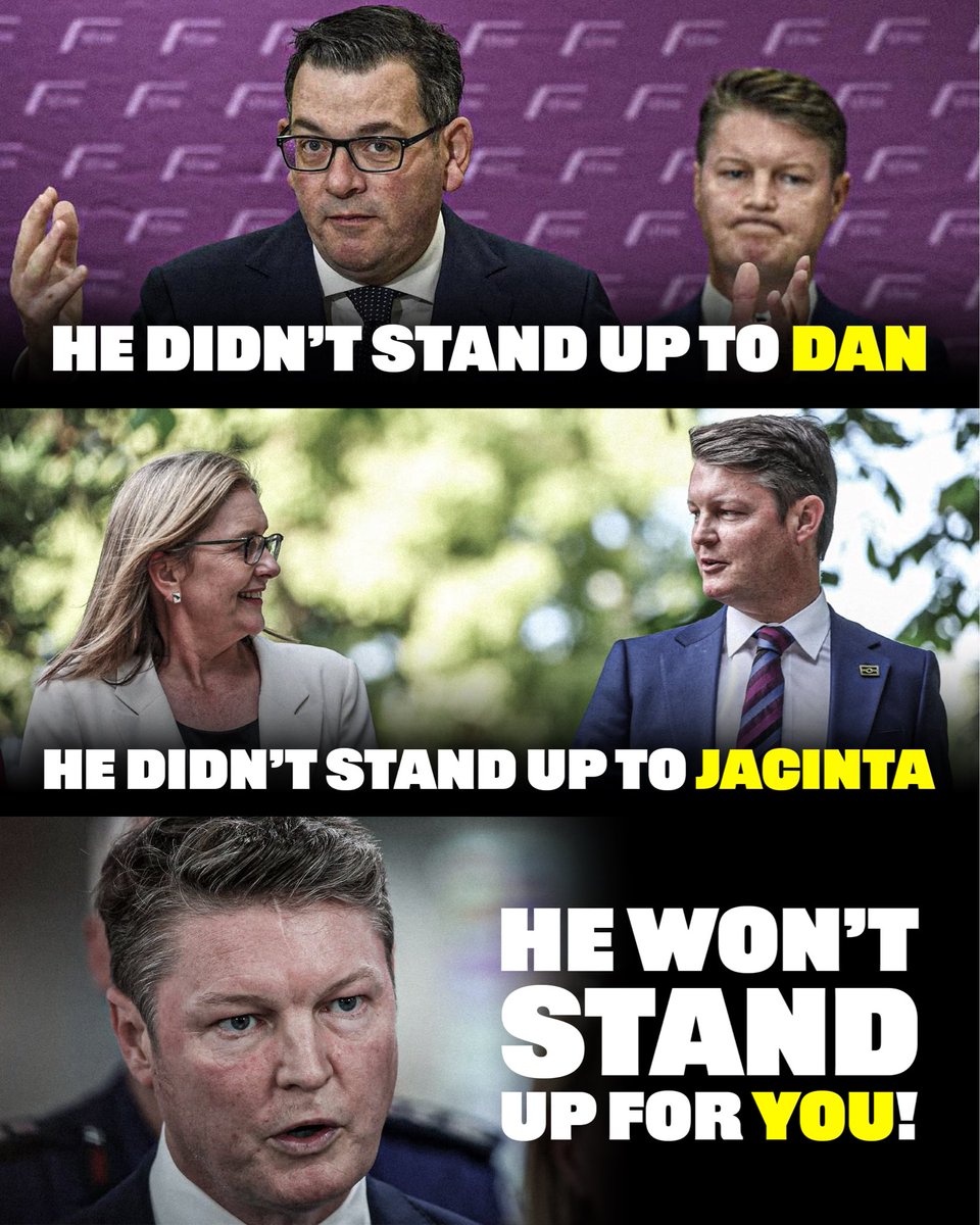 LiberalVictoria's tweet photo. Ben Carroll is too weak to stand up for Victorians. https://t.co/hVdnjokL6v