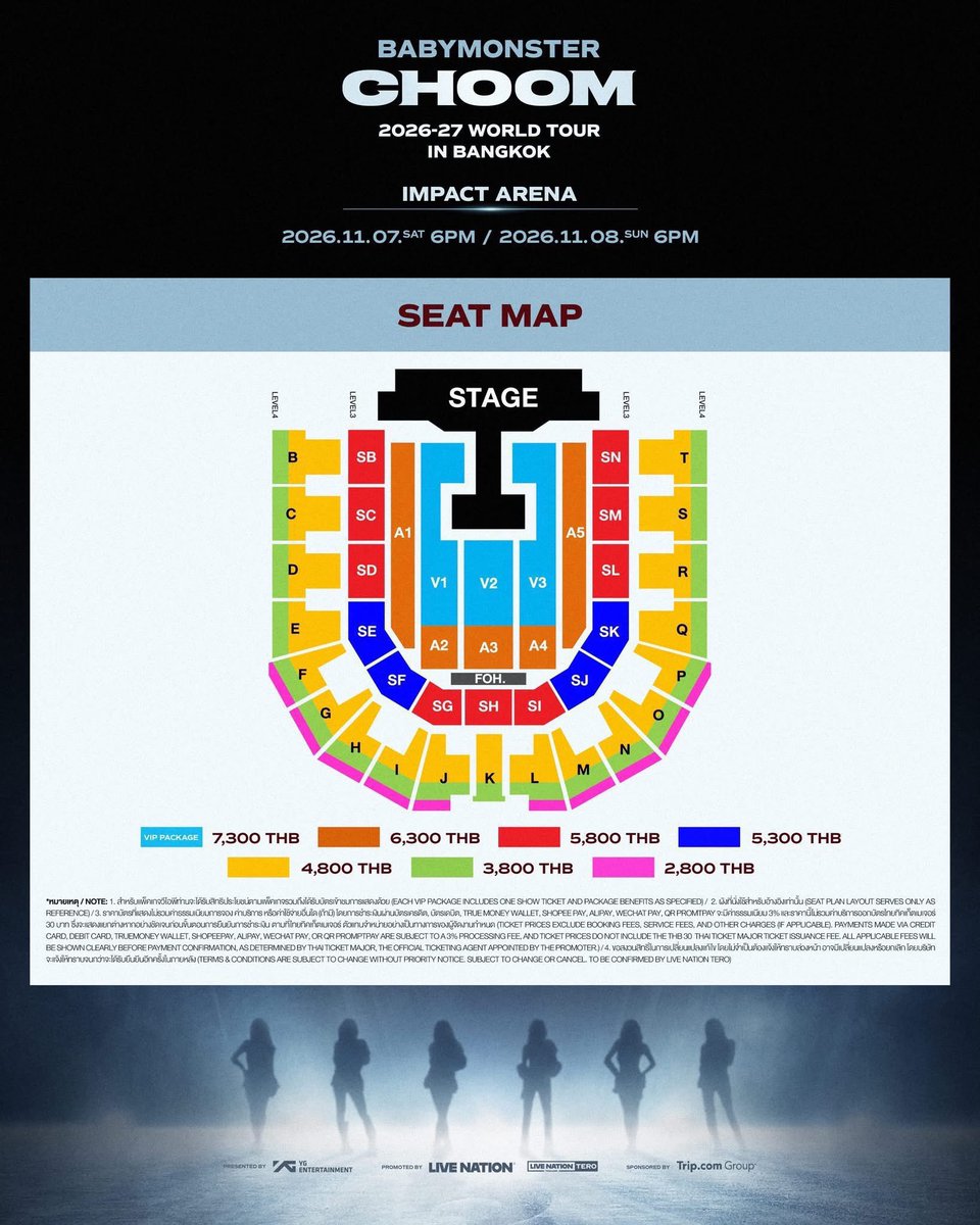 10O1be's tweet photo. #livenationth 

ปล่อยบัตร 2026-2027 BABYMONSTER WORLD TOUR CHOOM IN BANGKOK

ZONE: V2/A3/SD
DM สอบถามเพิ่มเติมได้ค่ะ

 #เบม่อนออนทัวร์2026 
#BABYMONSTERinBANGKOK 
#ตลาดนัดbabymonster https://t.co/tFwyUa6swu
