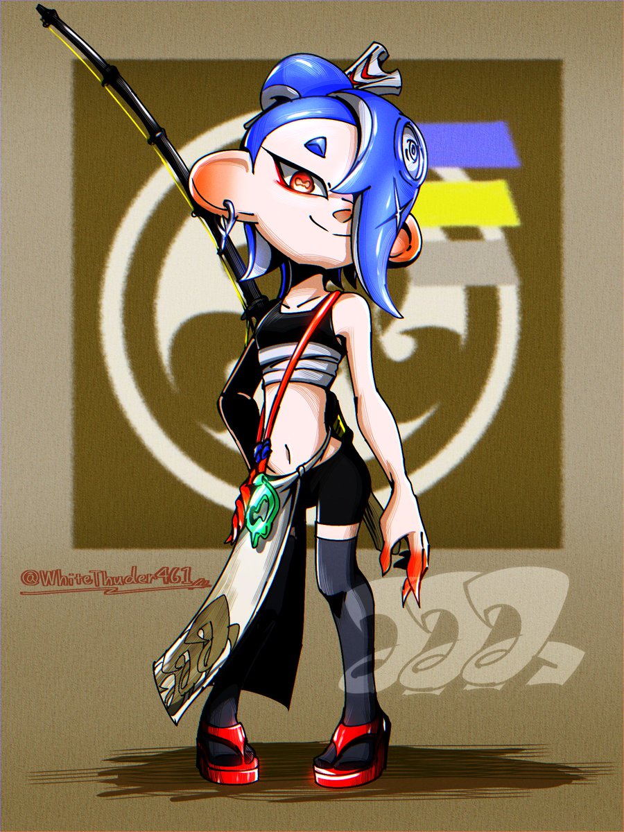 WhiteThunder461's tweet photo. #splatoonraiders
フウカさんまた描きました🎣🐙 https://t.co/bK0FYf797p