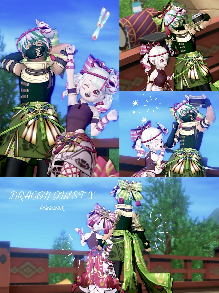 夏祭り全開モード🏮💚🩷