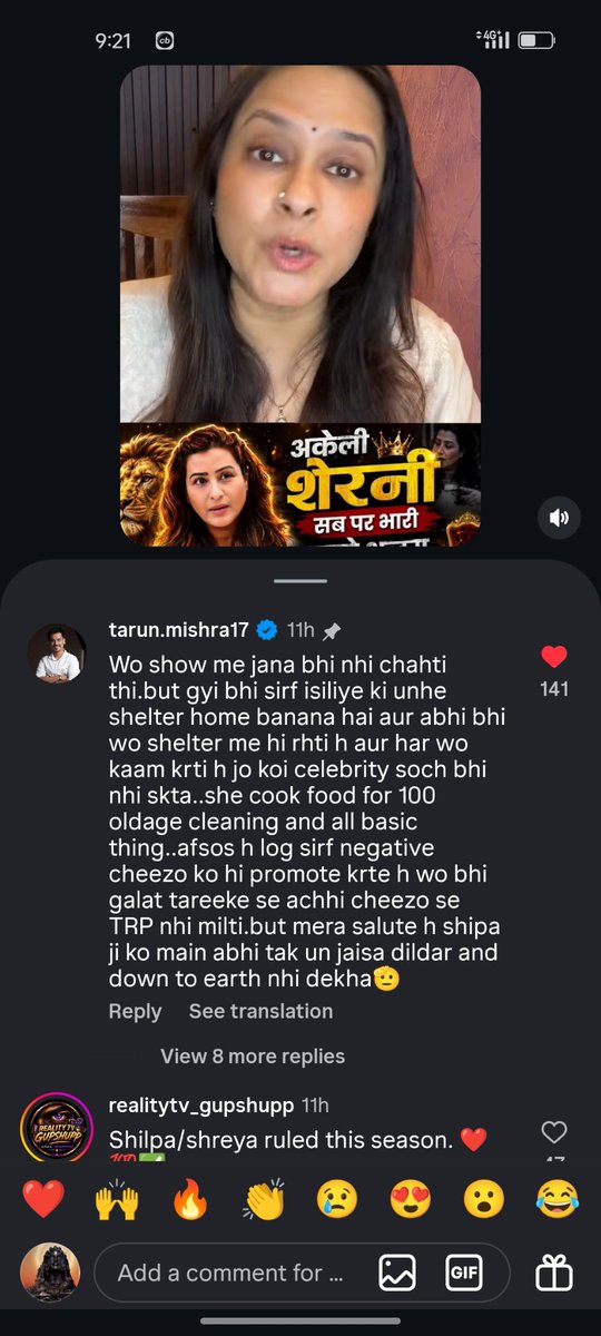AshishA57958727's tweet photo. Shilpa dikhawa nhi krti na jatati hai
She can easily post this kind of stuff to gain sympathy but she's not like that 

#ShilpaShinde #Lockupp #lockupp2 https://t.co/PGShUNzk4T