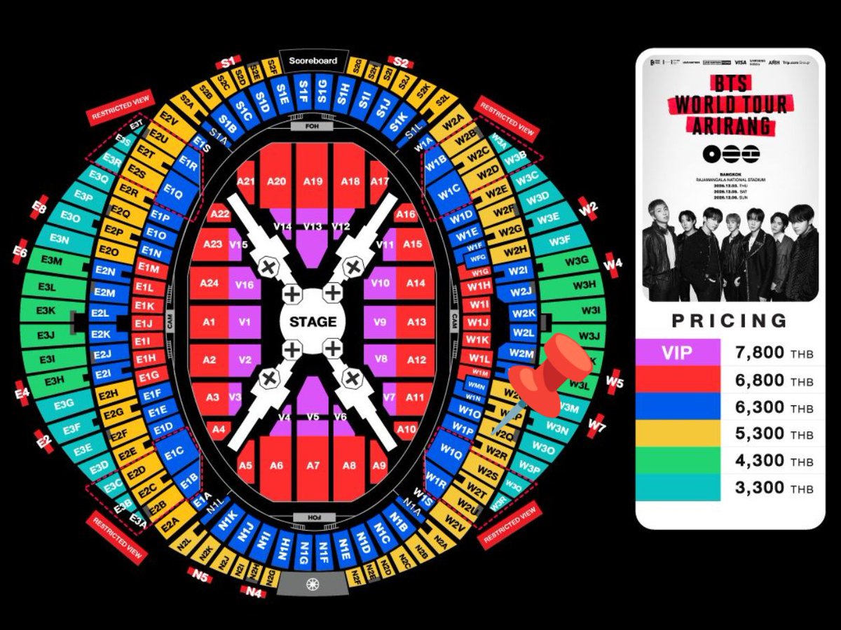 sellticketbkk's tweet photo. WTS / ขาย / ปล่อยบัตร 
6/12 (zone 5300)
W2Q 2 ที่ติด ใบละ 13k 

แลกบัตรอ่อนแล้ว+ใบมอบอำนาจ
นัดรับ F2F  BTS ,เซ็นทรัลลาดพร้าว, สยาม
สนใจเดม ถ้าเดมไม่ตอบรบกวนแอดก่อนนะคะ บางทีไม่แจ้งเตือน

#BTS_WORLDTOUR_BANGKOK #BTS_WORLDTOUR_ARIRANG_Bangkok https://t.co/6UDgnSoOBc
