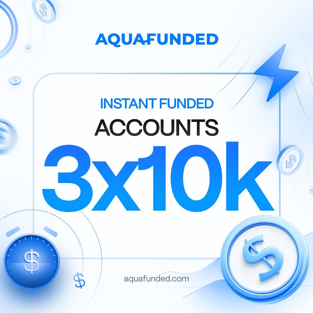 propfirmknow's tweet photo. 🚨 $10K Instant Account Giveaway × 3 🚨

We're giving away 3 × $10K Aqua Funded Instant Accounts! 🔥

To Enter:

✅ Follow @propfirmknow,@aqua_affiliates ,@aquafunded & @Lewisaquafunded

Like ❤️ Retweet 🔁 Tag 2 Friends 💬
( Each tag = 1 entry | Unlimited entry allowed )

🔁 Share this post to your Story & tag all 4 accounts ( Private accounts : DM a screenshot )

🔥 BONUS ENTRY : Sign up to Aqua Funded via the link.
https://t.co/Fk28xs4q8w

Winners in 7 days, via Posts and Stories 📸 

The more you tag, the higher your chances. Good luck! 🍀