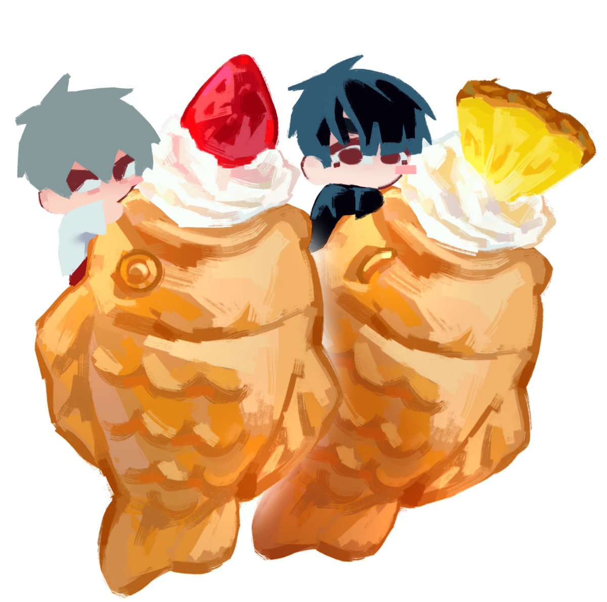 BreeaDD0's tweet photo. Taiyaki + Tanghulu 🐟🐰‼️
#ALNST #ivantill #mizisua https://t.co/VoYE0x1Bgk