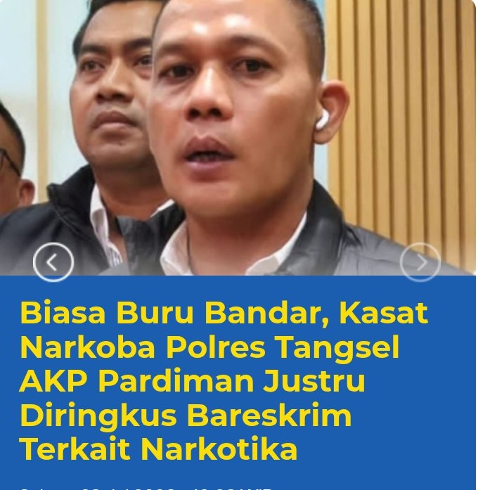 BantenPena's tweet photo. Sapu Bersih Internal Polri, Bareskrim Tangkap Kasat Narkoba Tangsel, 6 Anggota, dan Personel Polda Aceh

https://t.co/qkB1lEtKtk https://t.co/oDTi4jr6sq
