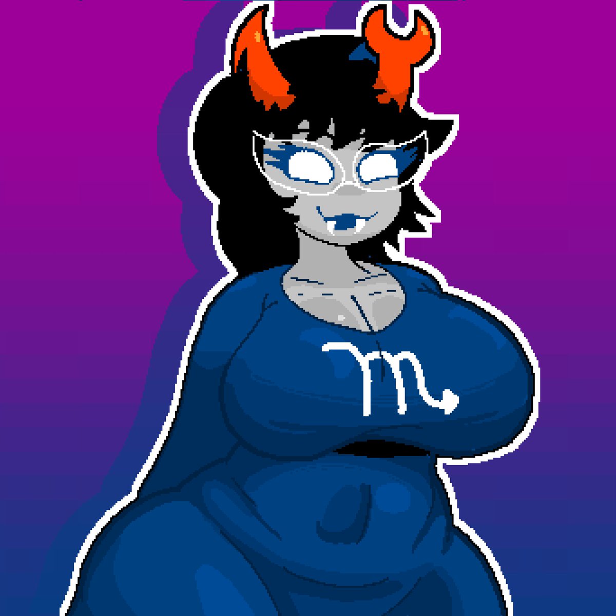 Kirbydoll_Z's tweet photo. Aranea doodle #Homestuck https://t.co/VkD55gA2ct