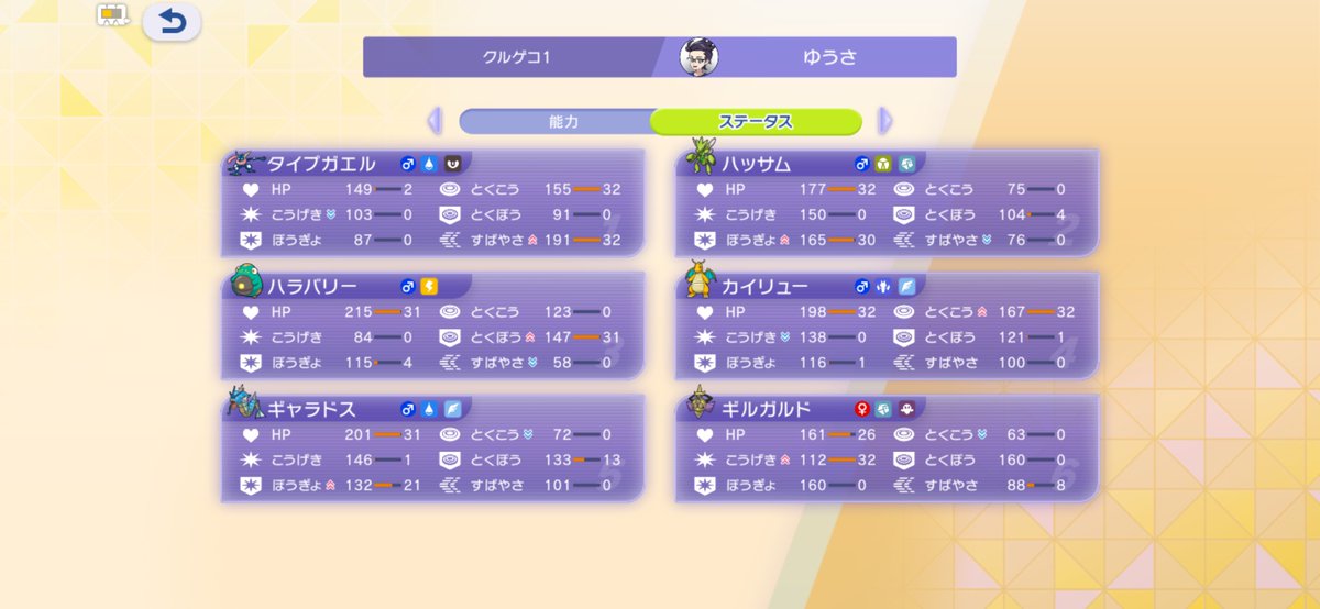 a99674529748481's tweet photo. しっくりくる構築作れた気がします
ゲッコウガの制圧力を最大限活かすためのハッサム＋ハラバリー https://t.co/DO4beMHGR6