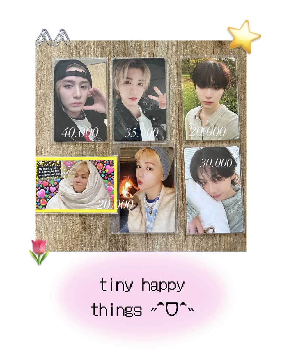blushyFORihan's tweet photo. (help rt)
🌷 wts want to sell ina !

boynextdoor taesan leehan jaehyun riwoo photocard 

⭐️ price inc.pack
🍁 takeall ok!
📦 ship only on 🍊

🏡 kaltara, ina !

❗plz reply/mention me before dm❗

t. pc bnd bonedo bday kit bunga earth wind fire photoset weverse murce 보넥도 포카 https://t.co/eNqdkmVTNy