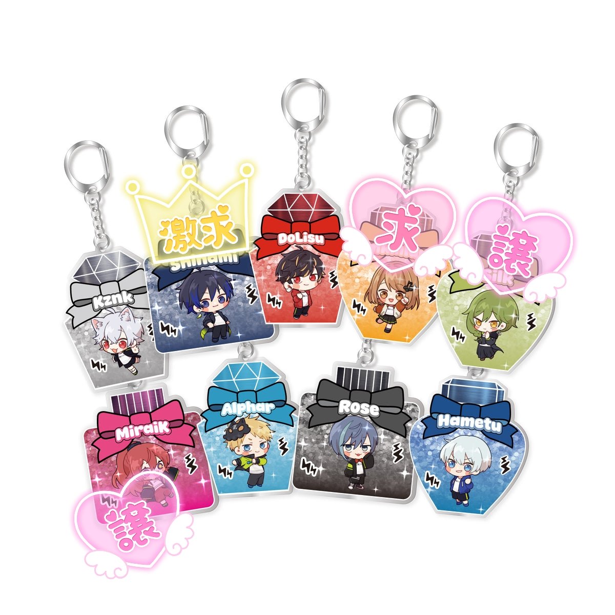 harappa_02's tweet photo. 【交換】第五人格 IJLカード ZETA 購入特典
MEMBERS ACRYLIC PERFUME BOTTLE KEY CHAIN　アクキー　アクリルキーチェーン

譲：画像参照(🦀🌟、🐍)
求：画像　🦉🔮＞🎶の優先度

8/2(日)プレイオフ会場もしくは郵送
お気軽にお声かけください https://t.co/G1MoZDV6pu