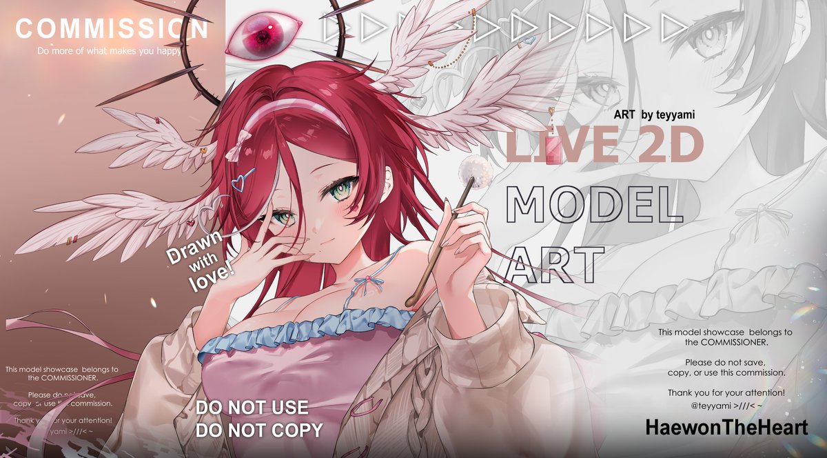 teyyami's tweet photo. ♡ Full Live2D VTuber Model Art - > $500

✦ I can finish it in  2 weeks if I don't have other commissions in queue ~

♡ Character Design Sheet (clean colored sketch) -> $200

DM me if you're interested! 🩵₊˚✦
#VTuber #Live2D #VArtist #CommissionOpen https://t.co/t86yCpIXfn