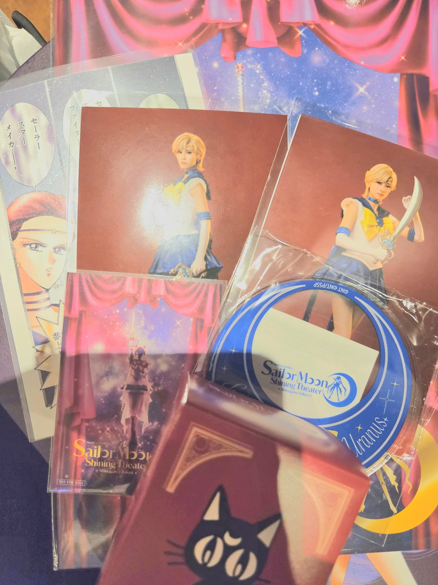 usasaku555's tweet photo. 【#セーラームーンShiningTheaterShinagawaTokyo】
先日、遂についに観てきました～！
YouTubeでウラヌスを見た瞬間からずっと気になっていて。
ウラヌスだけでなくキャストさん全員かわいい❤️、イメージ通り、スタイル抜群～ファンサがすごい！！ https://t.co/HQ1i62ZoPl