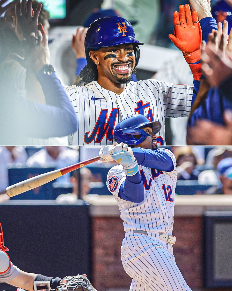 ESPNInsights's tweet photo. Francisco Lindor is the 5th player in Mets history with 2 home runs  and a triple in the same game 🔥 

The last Met to accomplish this was Carlos Delgado on Aug. 17, 2006. https://t.co/gKtPCLwpMf