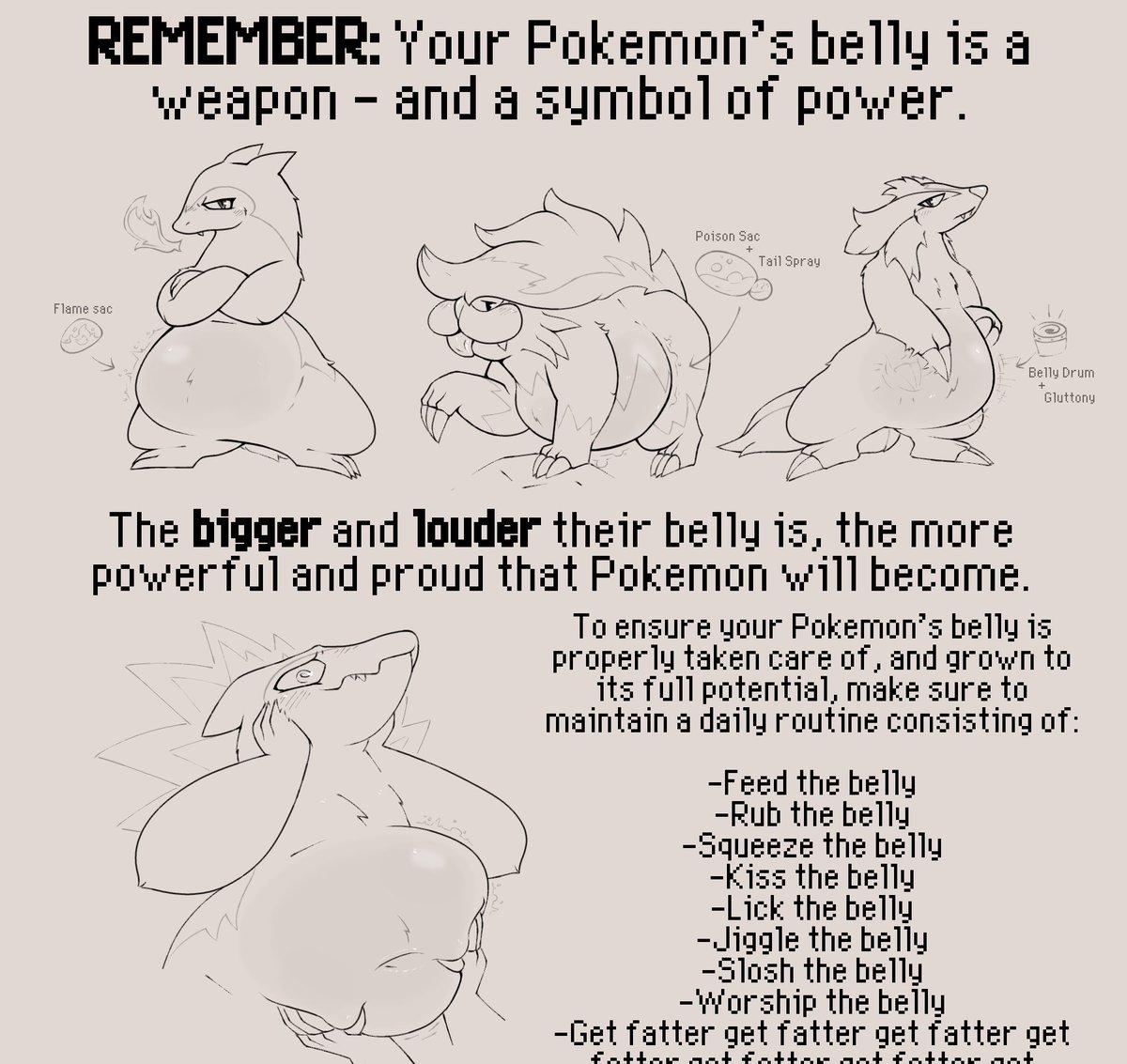 Pinniperil's tweet photo. belly belly typhlosion is smelly https://t.co/Rx6b73A9CD