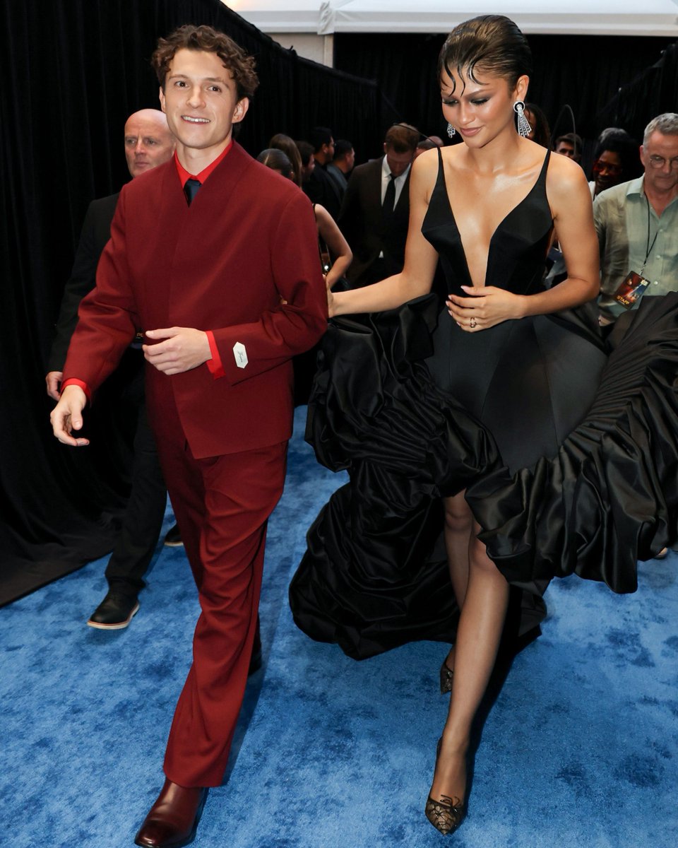 enews's tweet photo. One more because we can't get over Zendaya and Tom Holland at the "Spider-Man: Brand New Day" premiere. 🥹😍🕷️ (📷: Getty) https://t.co/xBhsAiPIyV
