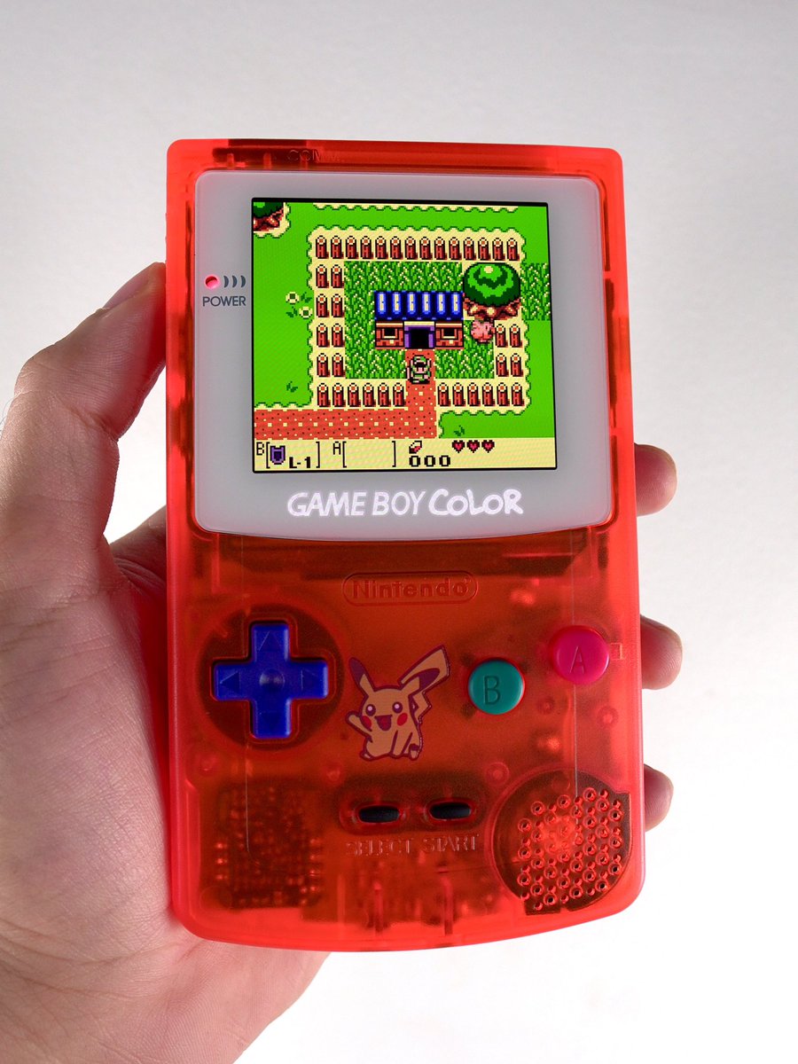 MiyooMiniPlus's tweet photo. My Game Boy Color with an OLED screen is beautiful 🧡🧡

#gameboycolor #gbc #nintendo https://t.co/nkFbGPxE3A