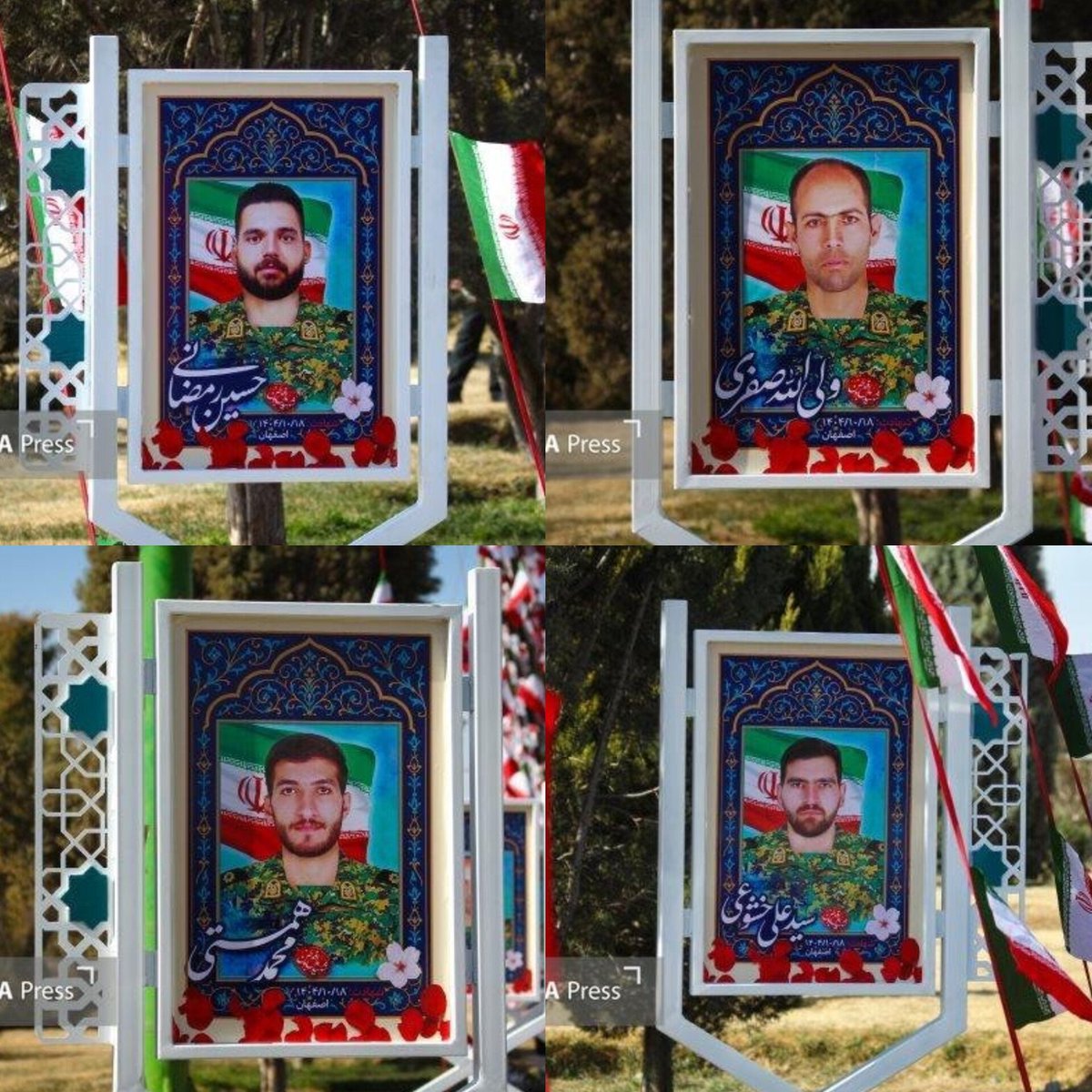 hamedvahdani2's tweet photo. #اعدام_شدند

 قانون برای سه نفر از مجرمان حادثۀ تروریستی ۱۸ دی‌ماه ۱۴۰۴ میدان ملک‌شهر اصفهان اجرا شد

🔻جرم مجرمان این پرونده چه بود؟
این افراد، ماموران انتظامی را با طناب به تابلو بسته و پس از مجروح‌کردن آن‌ها با سنگ، روی آن‌ها بنزین ریخته و آتش زده‌اند...
#اصفهان https://t.co/75Lvf49PF6