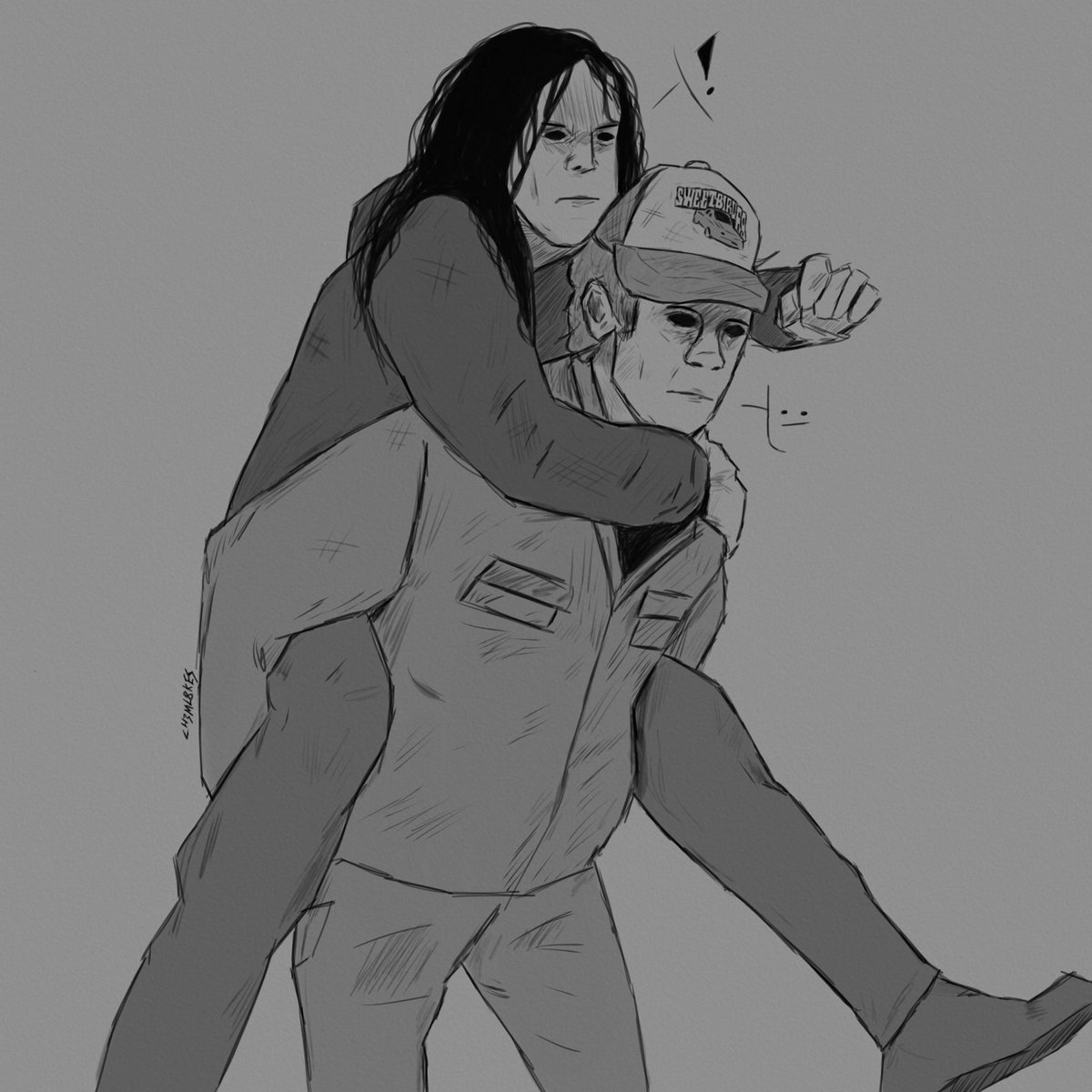 ch3ml8kes's tweet photo. they're on a mission #houseofwax #bosinclair #vincentsinclair #houseofwaxfanart https://t.co/AqfSkuZrog