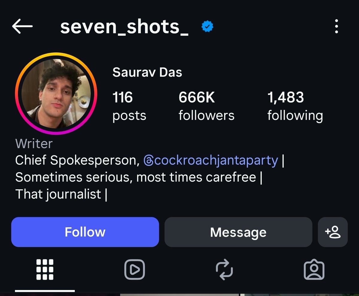 bharatvarsha03's tweet photo. CJP spokesperson Saurav Das following Gays on Instagram 🌈 https://t.co/3a42sCyKjP