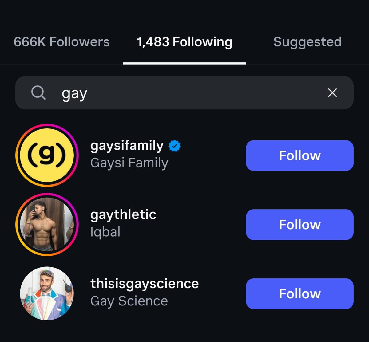 bharatvarsha03's tweet photo. CJP spokesperson Saurav Das following Gays on Instagram 🌈 https://t.co/3a42sCyKjP