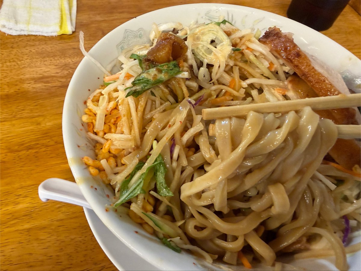 Highbridge_EX's tweet photo. 二郎系のお店の
冷やし中華🤣

お腹いっぱい😳

#冷やし中華
#二郎系 https://t.co/VooUukfzdj