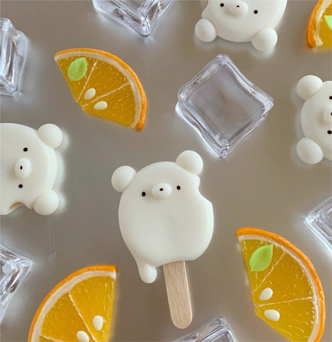 hidamaripicnic's tweet photo. こちらの作品も本日販売です。
ひんやり感溢れるアイス、ぜひお楽しみください🍨🌱

▼ minne shop (本日20時～OPEN🌟)
https://t.co/Tr6EyNbx3C https://t.co/PI1y72E2b6