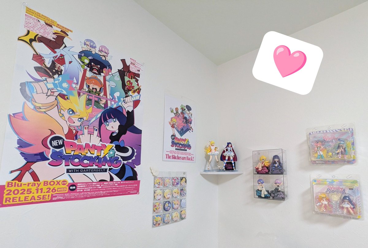 mariotaaka's tweet photo. 一旦飾った！！(まだ言ってる)
かわちぃ…🥹💕💕💕
4段重ねはあまり可愛くなかったのでデイモンちゃんたち来たらまた考えよ…(未来の自分に丸投げ) https://t.co/rwHsV12vdg