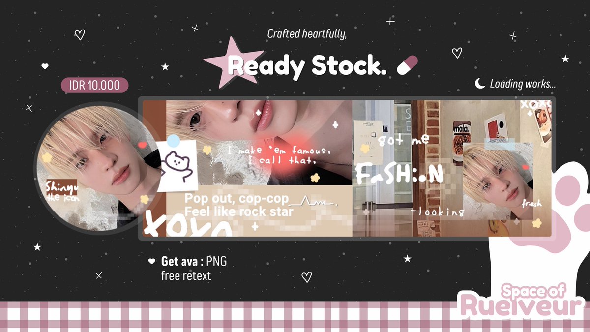 rueiveur's tweet photo. ┈ help repost? thank you! 🐰

halo aku ada layout tws hanjin, shinyu, youngjae dan dohoon 💕 prici tertera di pict dan siap untuk dijemput! ⭐️

[ #bealanja ] https://t.co/BxSXmX5KrO